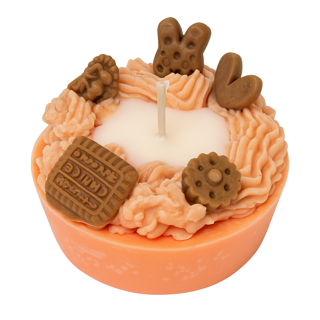 Vela tarta de melocotón
