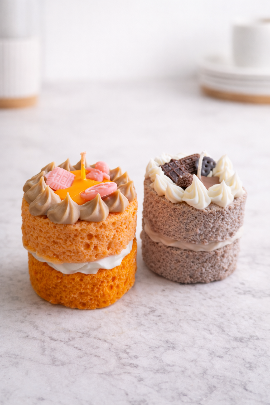 Vela Mini-tarta - 2 pisos